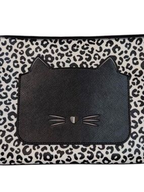 NEW! Kate Spade Leopard Cat Clutch